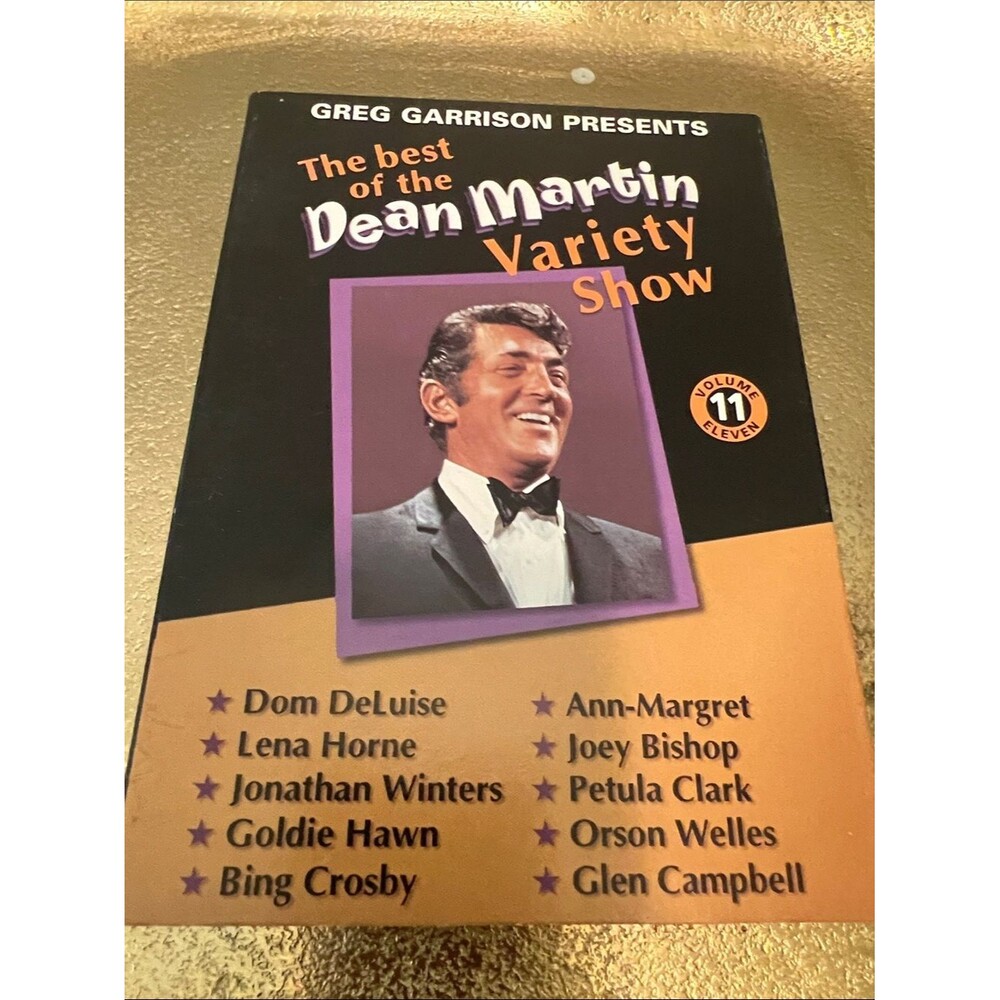 #2228** Vintage Dean Martin Variety Show DVD - Black & Gold Cover